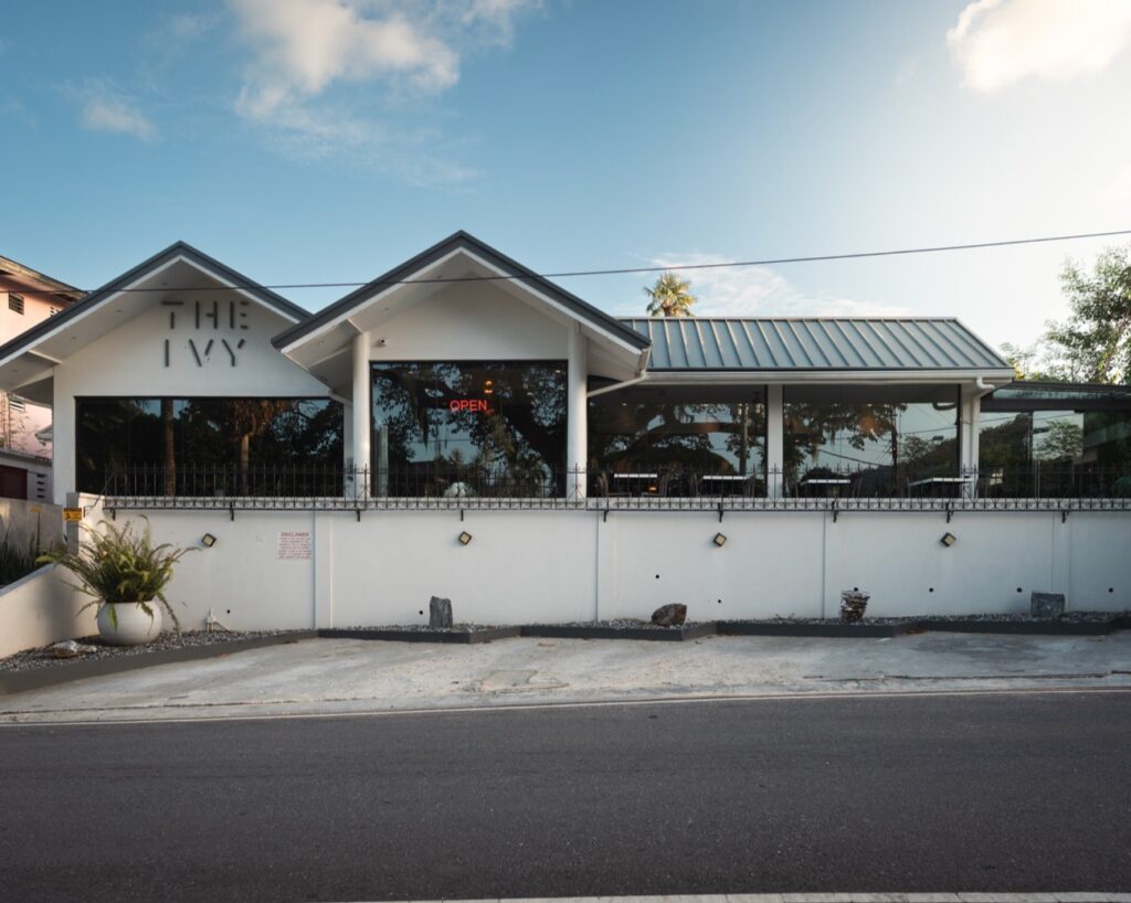 The dining room at The Ivy Steakhouse, Maraval